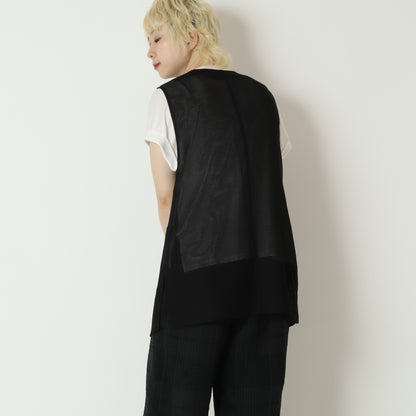 メッシュロングベスト　631427