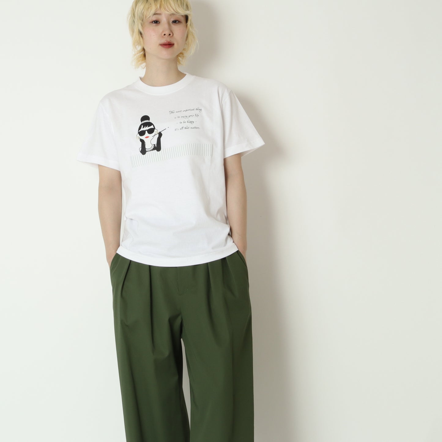 メッセージロゴTシャツ　EMA2603