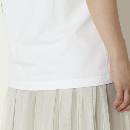 パールモチーフグラフィックTシャツ　EMA2604