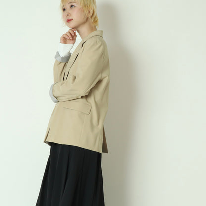 ツイルストレッチダブルブレザージャケット  61024018