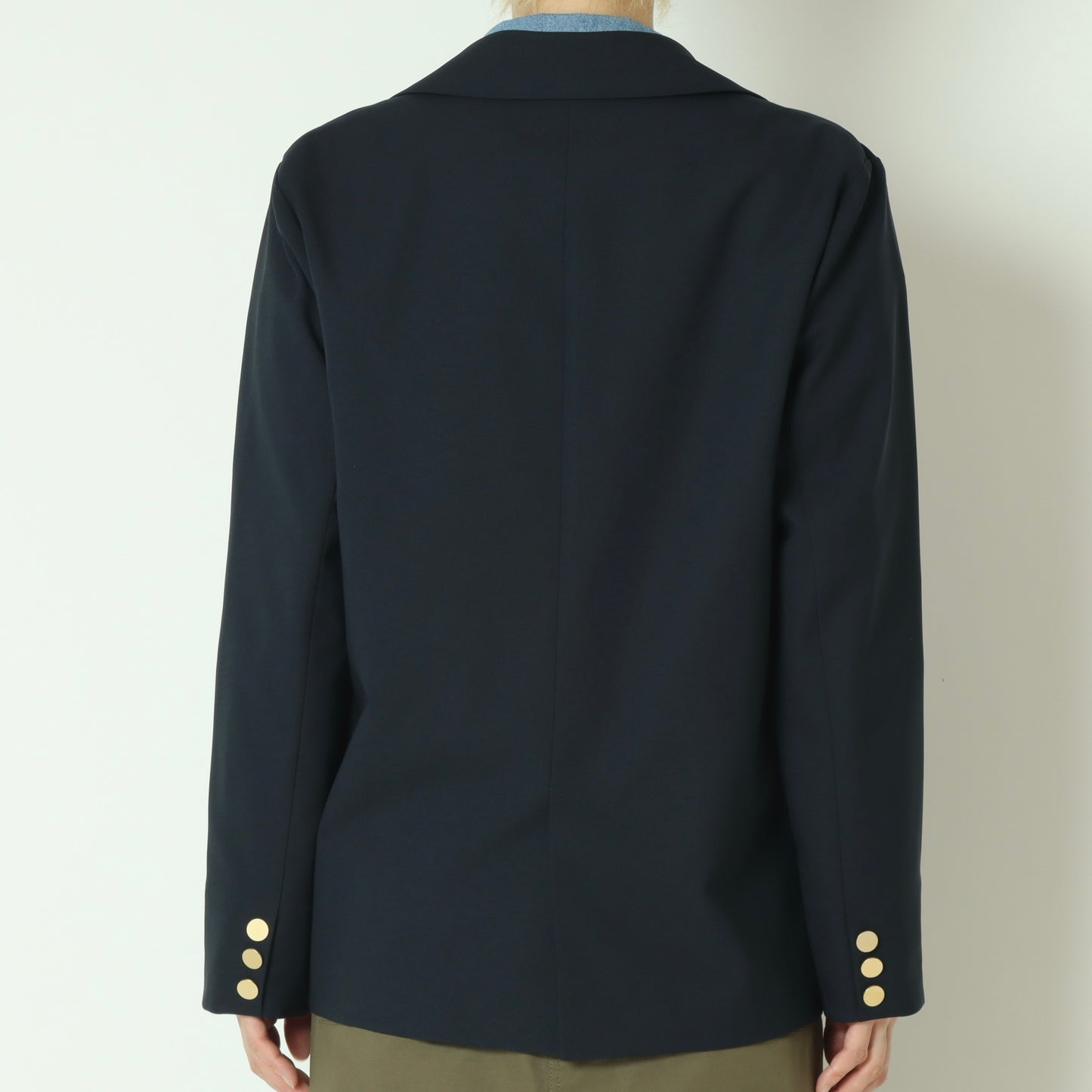 ツイルストレッチダブルブレザージャケット  61024018