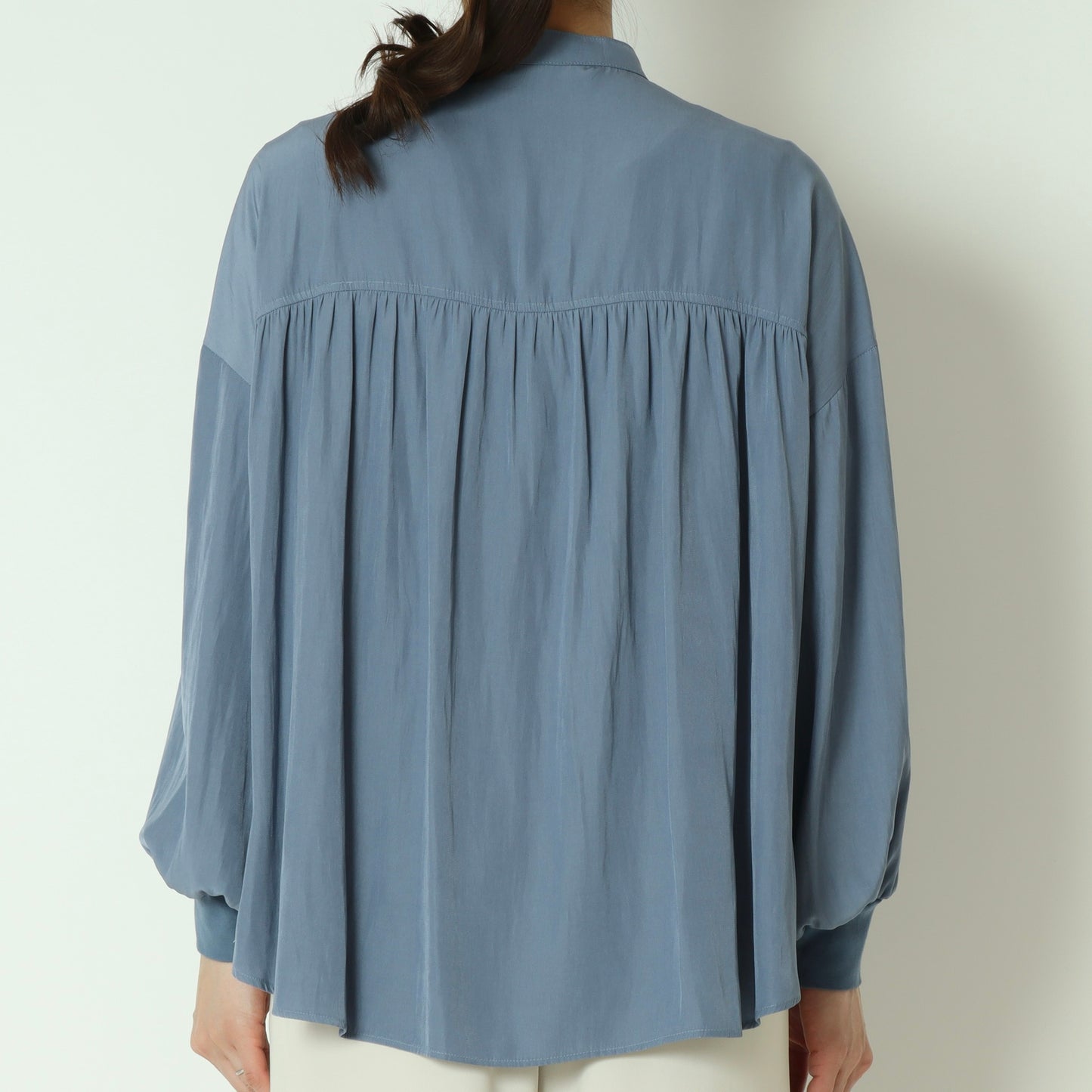 パールボタンドルマンスリーブシャツ  61025041