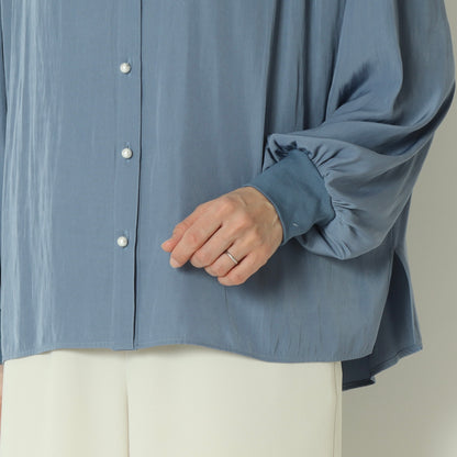 パールボタンドルマンスリーブシャツ  61025041