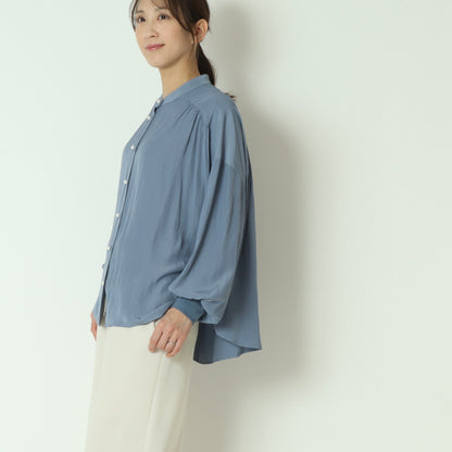 パールボタンドルマンスリーブシャツ  61025041