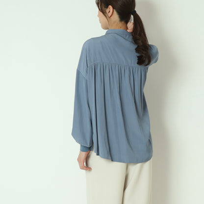 パールボタンドルマンスリーブシャツ  61025041