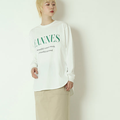 天笠バイカラーロゴロンT  61035022