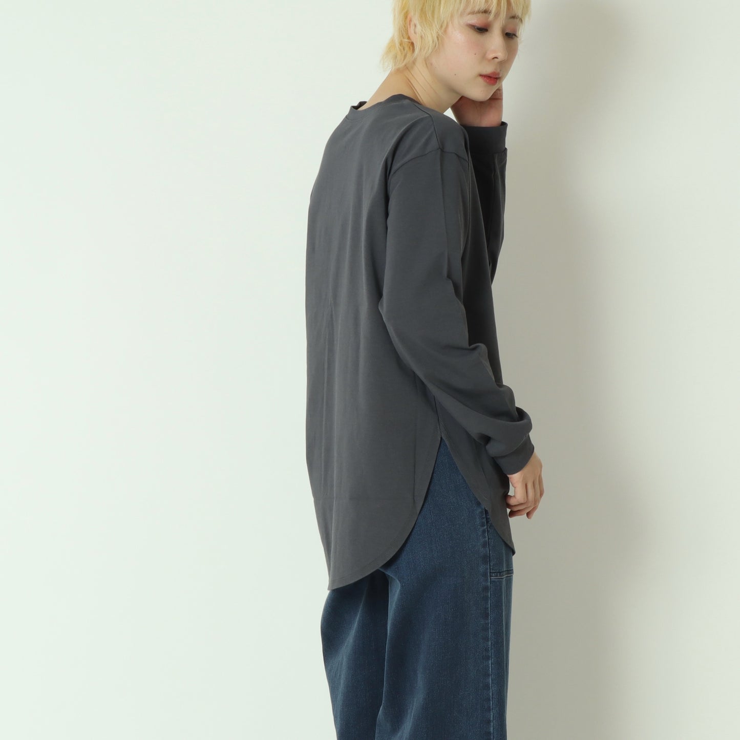 天笠バイカラーロゴロンT  61035022