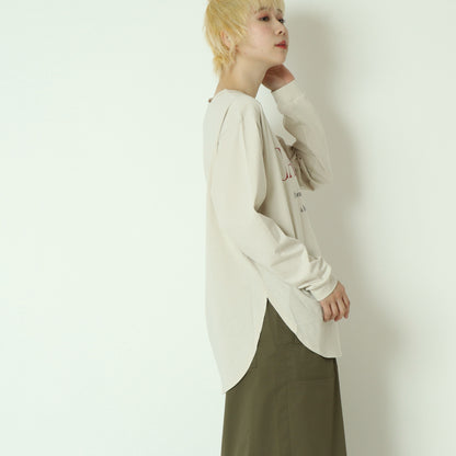 天笠バイカラーロゴロンT  61035022