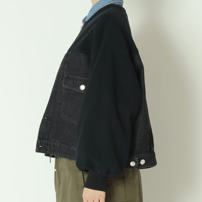 デニム×ダンボールドッキングブルゾン 61224015