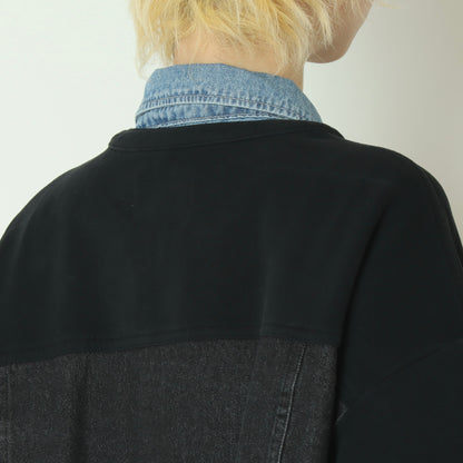 デニム×ダンボールドッキングブルゾン 61224015