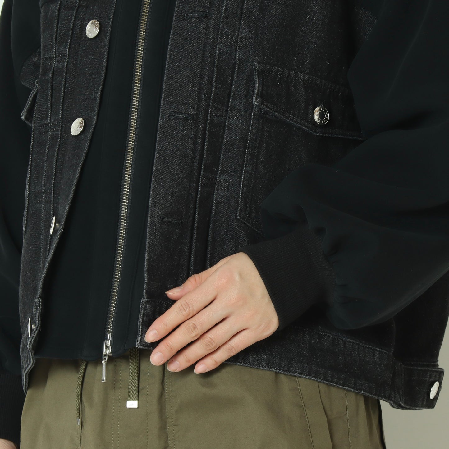 デニム×ダンボールドッキングブルゾン 61224015