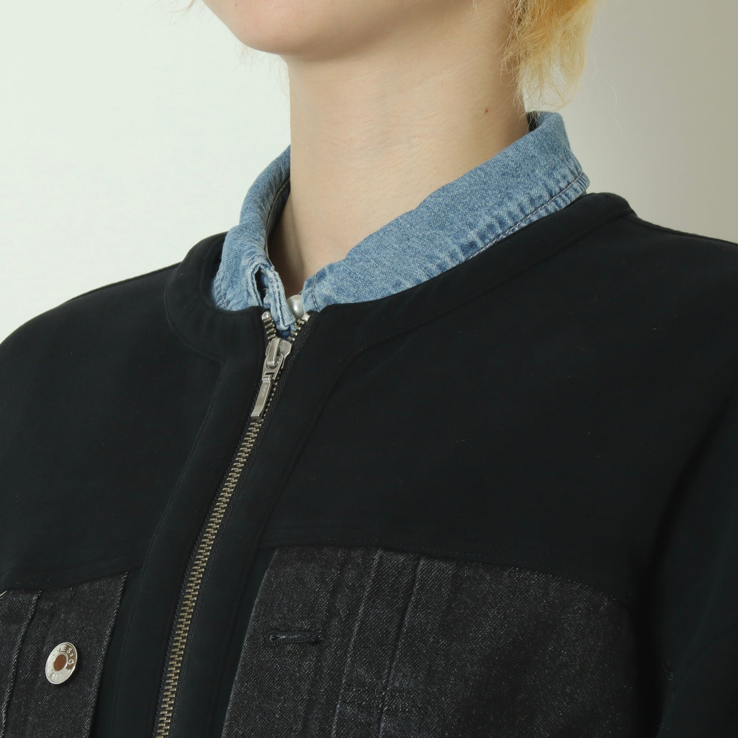 デニム×ダンボールドッキングブルゾン 61224015