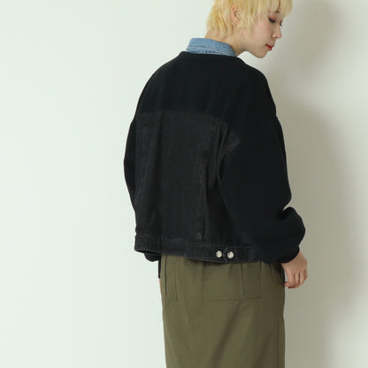 デニム×ダンボールドッキングブルゾン 61224015