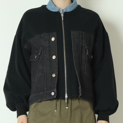 デニム×ダンボールドッキングブルゾン 61224015