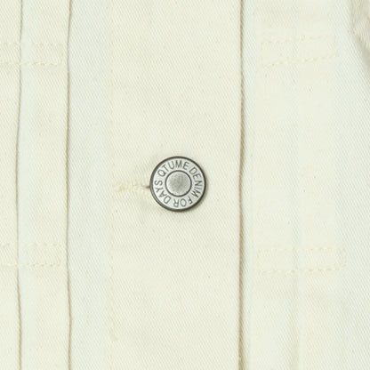 ノーカラーデニム ジャケット  62224000