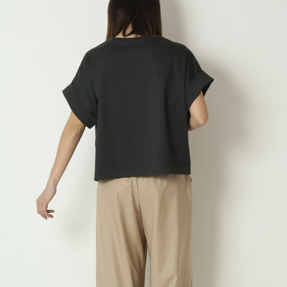 ロールアップハーフスリーブロゴＴシャツ　61025118