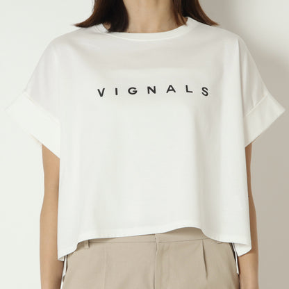 ロールアップハーフスリーブロゴＴシャツ　61025118