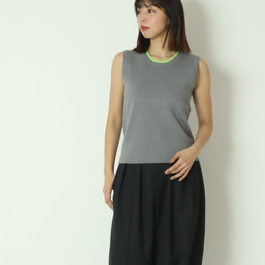 ノースリーブニット　61225023