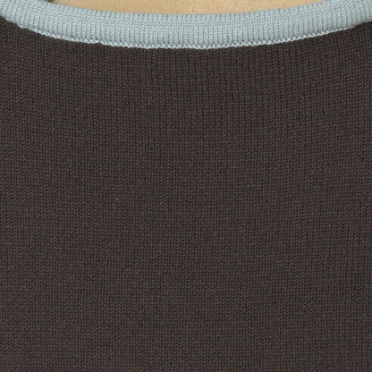 ノースリーブバッククロスニット　61225024