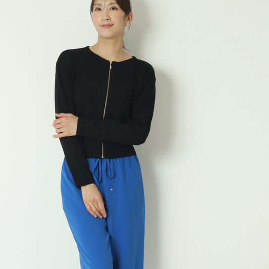 ショート丈ジップカーディガン　61295052