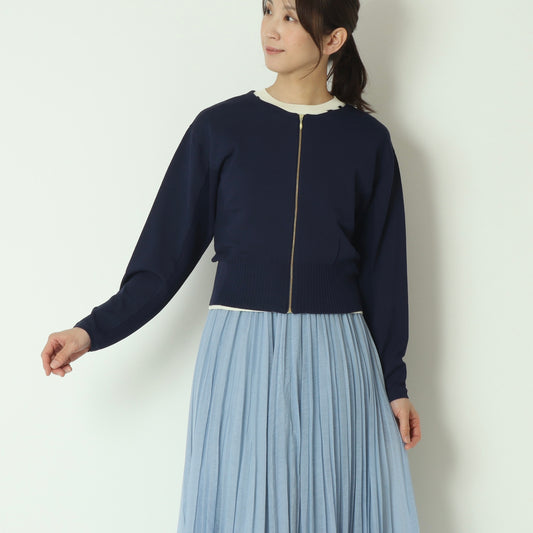 ショート丈ジップカーディガン　61295052