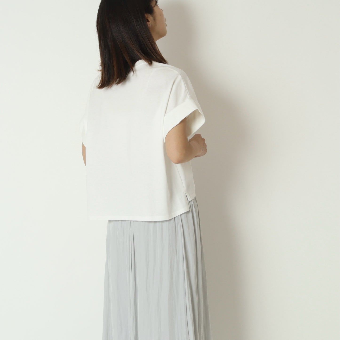 ロールアップハーフスリーブＴシャツ　61025119