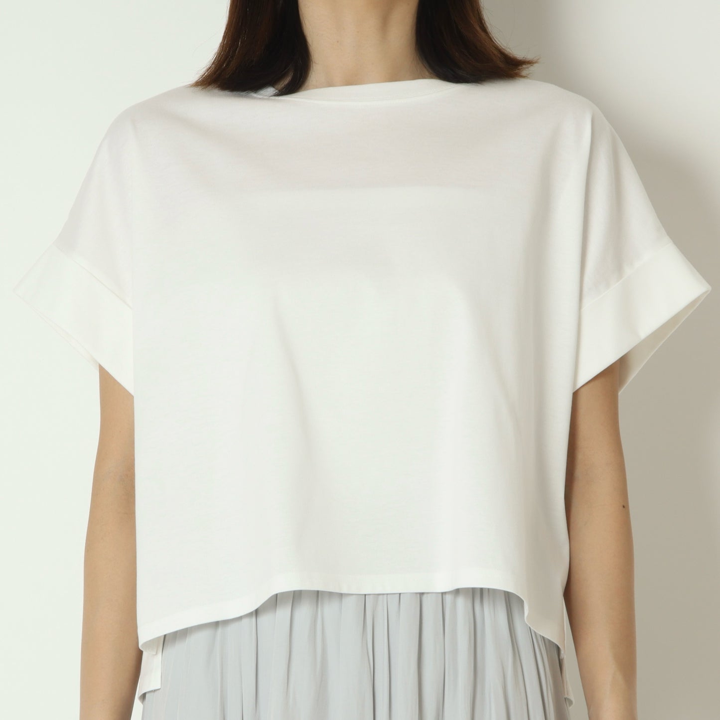 ロールアップハーフスリーブＴシャツ　61025119