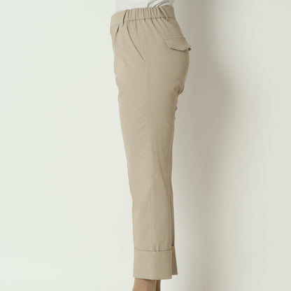 ロールアップセンタープレステーパードパンツ　61026055
