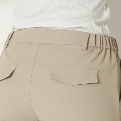 ロールアップセンタープレステーパードパンツ　61026055