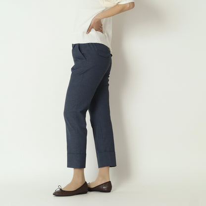 ロールアップセンタープレステーパードパンツ　61026055