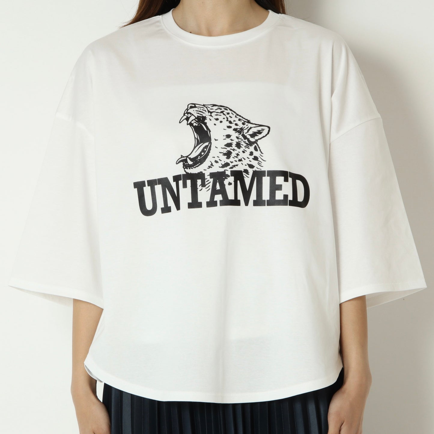 スムースコットンイラストロゴTシャツ　61035064