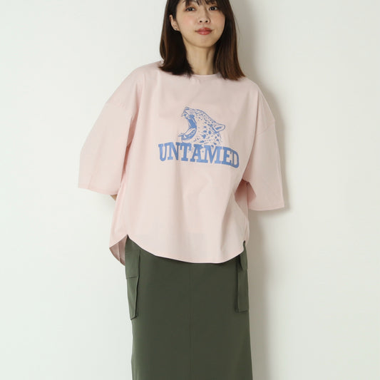 スムースコットンイラストロゴTシャツ　61035064