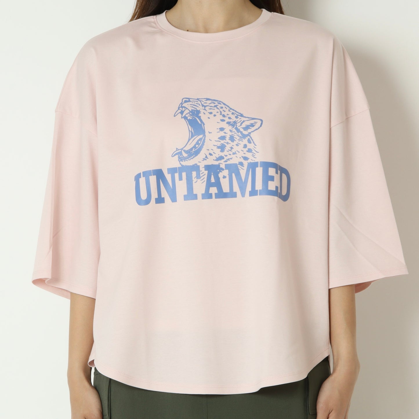 スムースコットンイラストロゴTシャツ　61035064