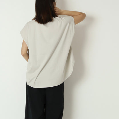 スムースコットンフォトプリントフレンチTシャツ　61035065