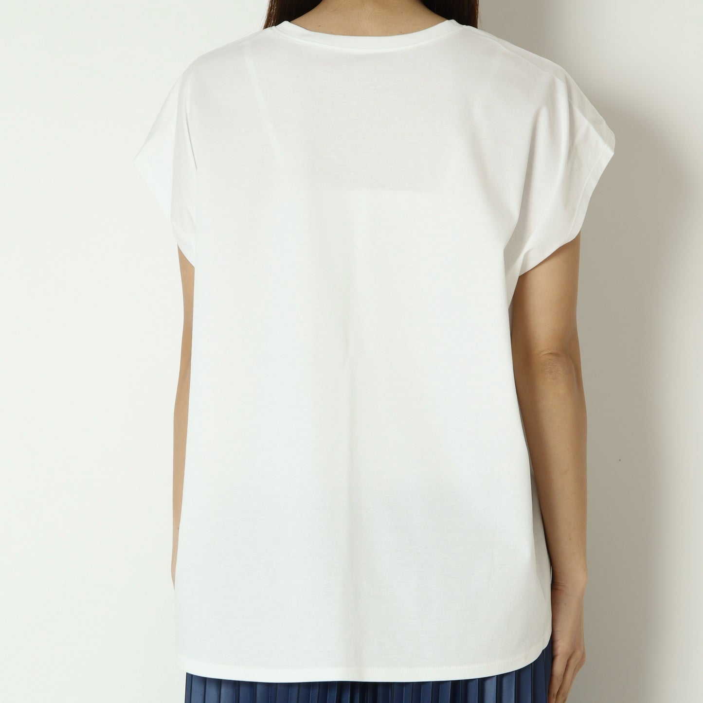 スムースコットンフォトプリントフレンチTシャツ　61035065