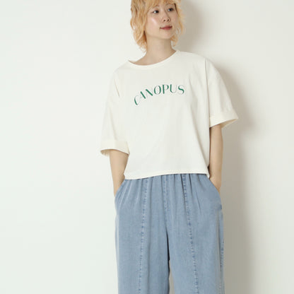 ナチュラルジャージーコクーンロゴTシャツ　61025197