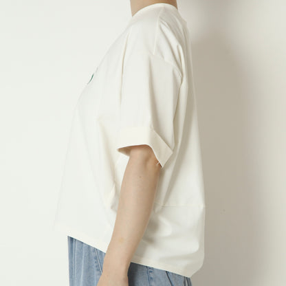 ナチュラルジャージーコクーンロゴTシャツ　61025197