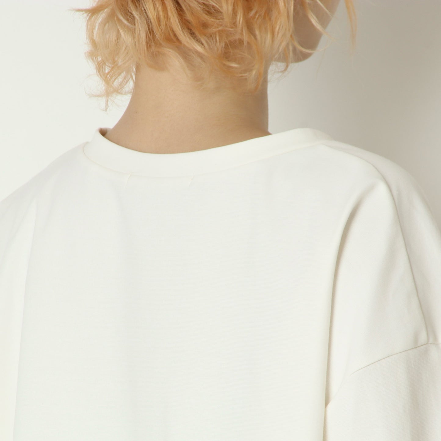ナチュラルジャージーコクーンロゴTシャツ　61025197
