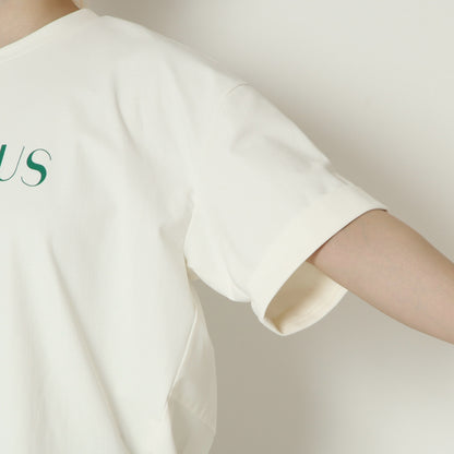 ナチュラルジャージーコクーンロゴTシャツ　61025197