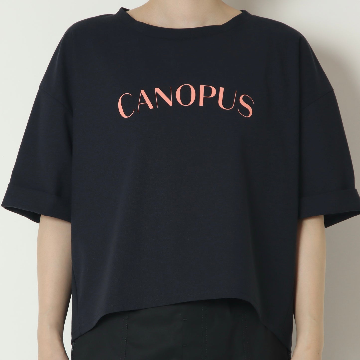 ナチュラルジャージーコクーンロゴTシャツ　61025197