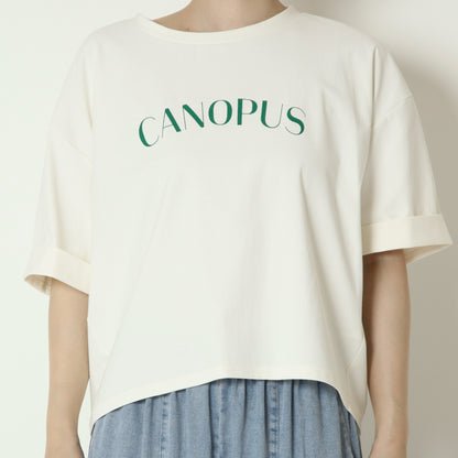ナチュラルジャージーコクーンロゴTシャツ　61025197