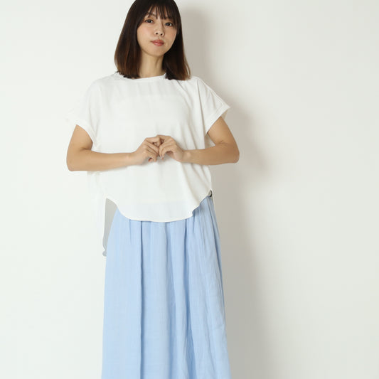 ズル美ジョーゼットフレンチTシャツ　61035049