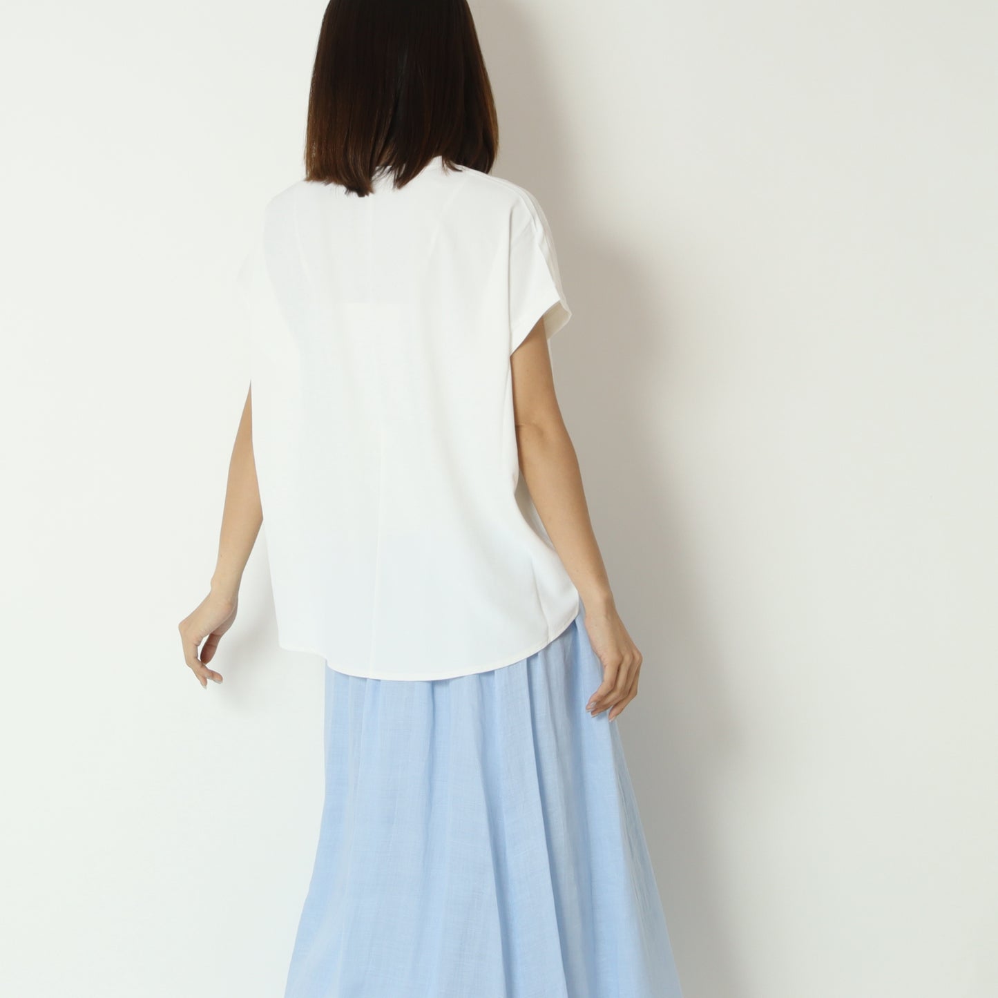 ズル美ジョーゼットフレンチTシャツ　61035049