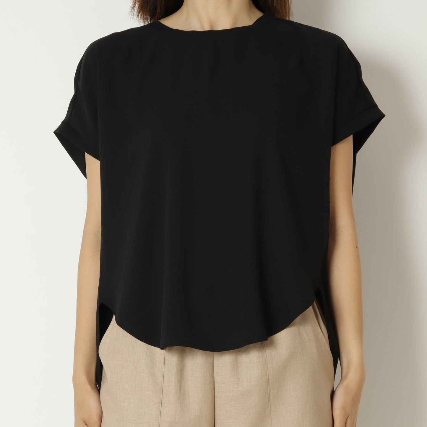 ズル美ジョーゼットフレンチTシャツ　61035049