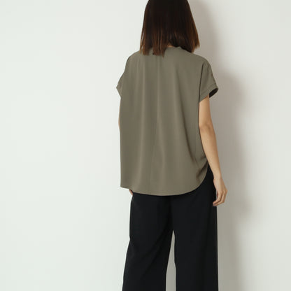 ズル美ジョーゼットフレンチTシャツ　61035049
