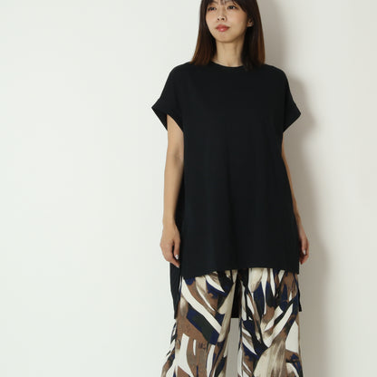 フレンチスリーブチュニックTシャツ　61295122