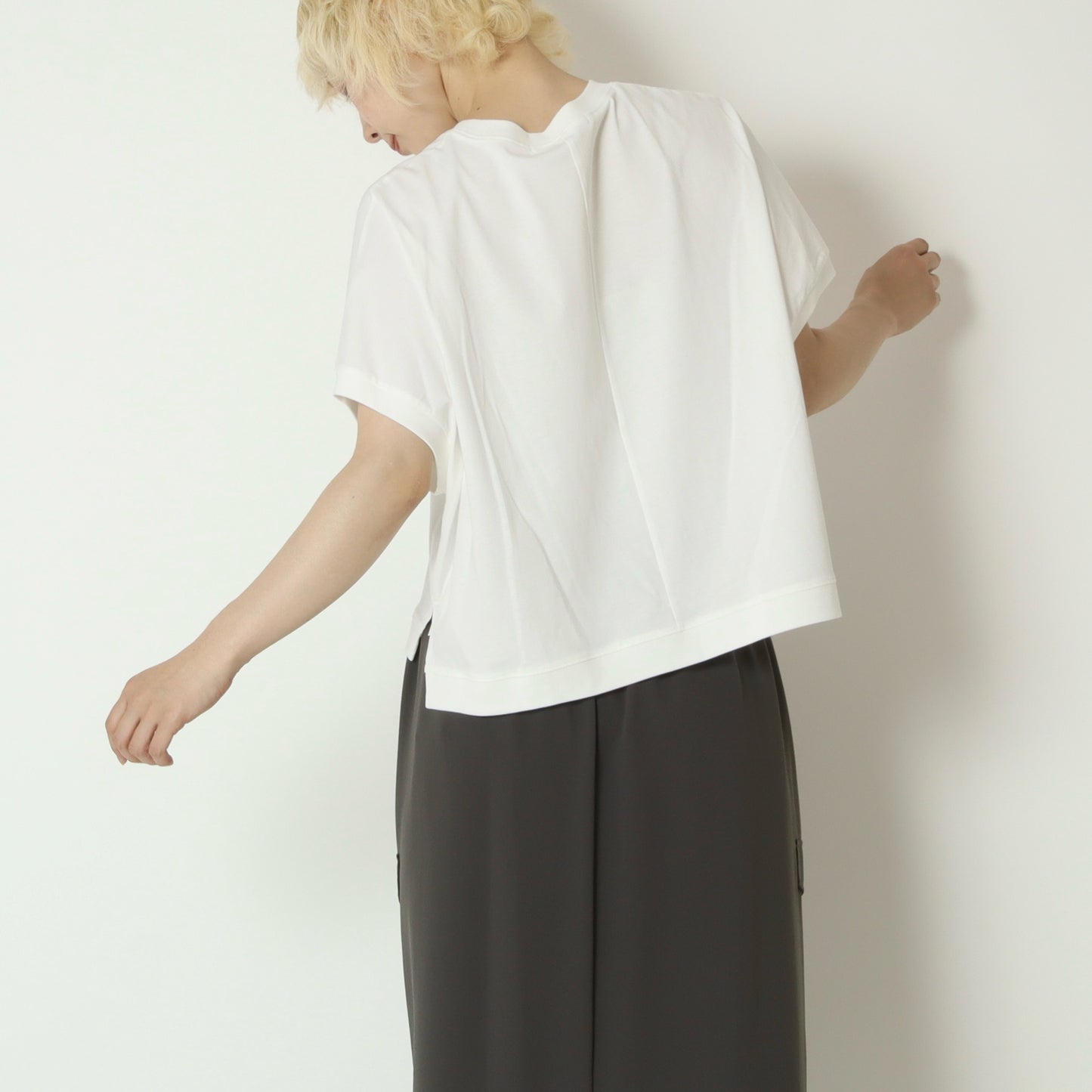 雪崩式サイロプレミアム細リブボックスTシャツ　61025219