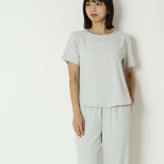 ズル美ジョーゼットシンプルTシャツ　5035508