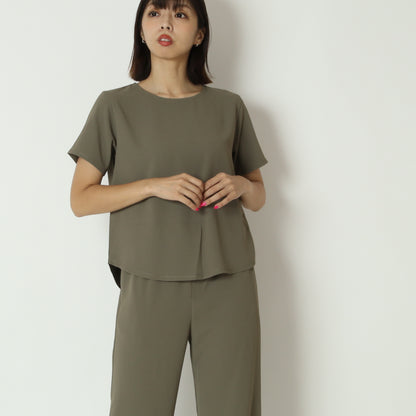 ズル美ジョーゼットシンプルTシャツ　5035508