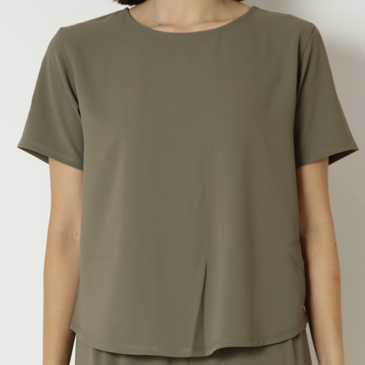 ズル美ジョーゼットシンプルTシャツ　5035508